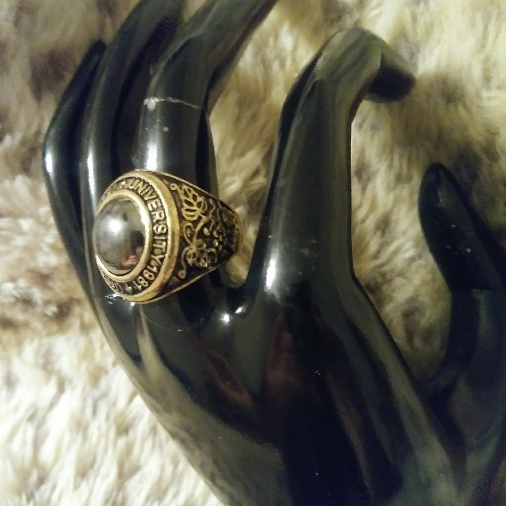 Bronze University ring
